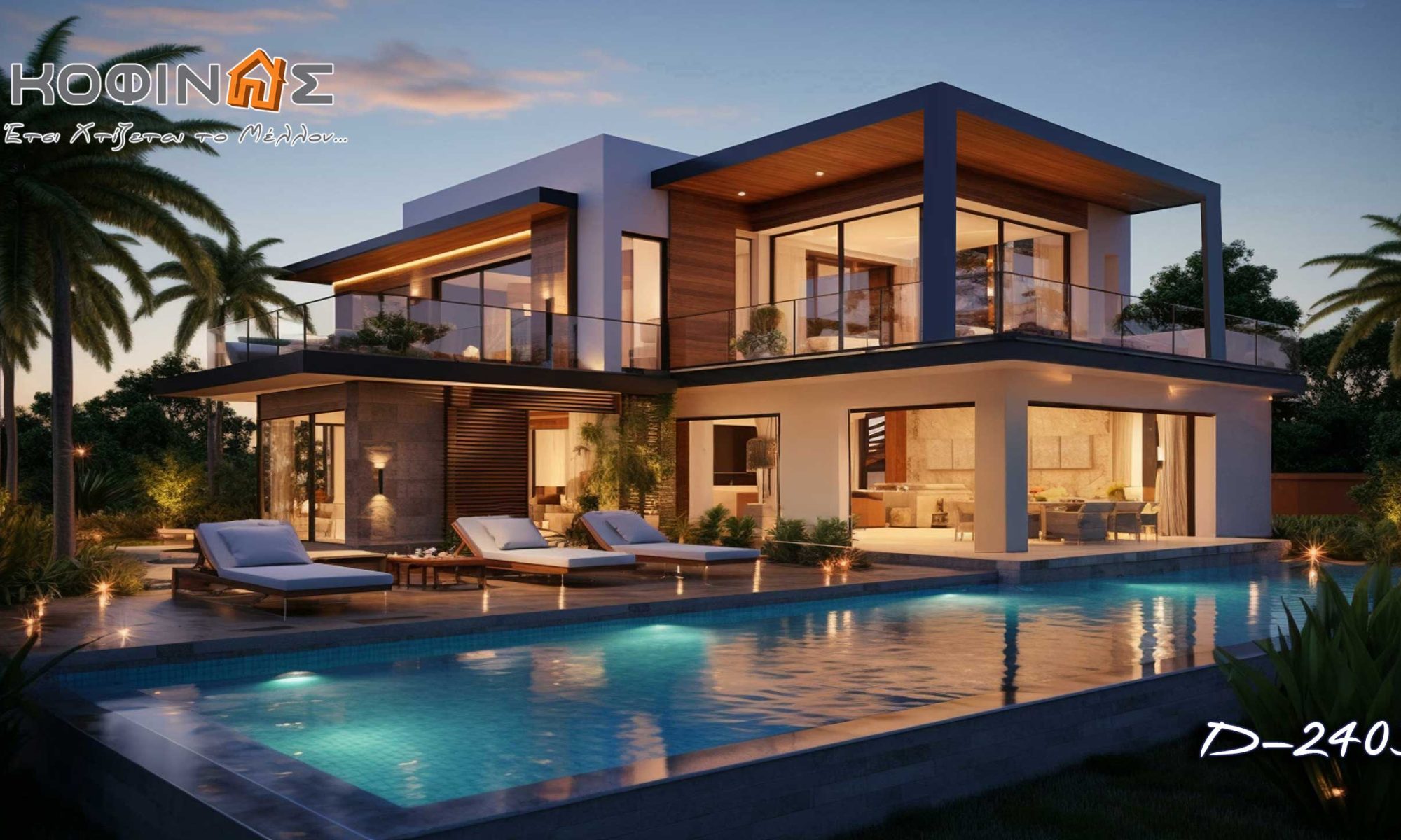 Kofinas prefabricated houses. This is how we build the future. Innovation & Trust- Tourist FSC Accomodation